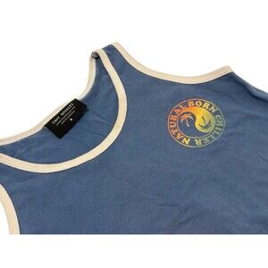 Tiny Whales Ying Yang Palm Tree Retro Designer Tank Top Shirt Kids 8